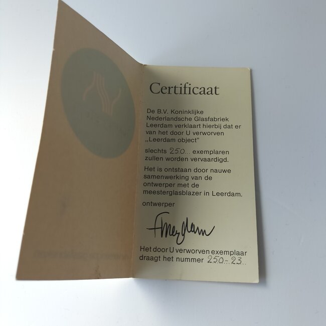 Floris Meydam - Leerdam Serica object