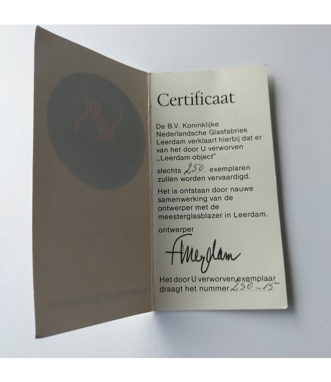 Floris Meydam - Leerdam Serica object