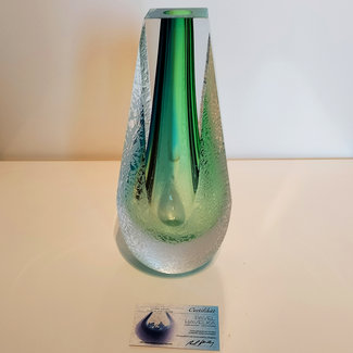 Pavel Havelka glaskunst Groen/Blauw