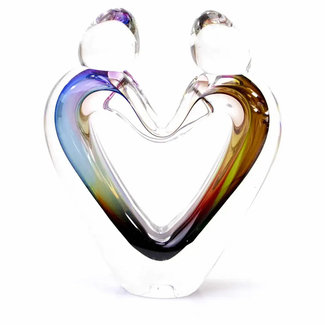 Ozzaro Kristal Tsjechië Glassculptuur Verbondenheid - Ozzaro kristal