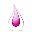 Ozzaro Glas Tropfen Rosa