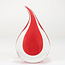Ozzaro glas druppel Rood