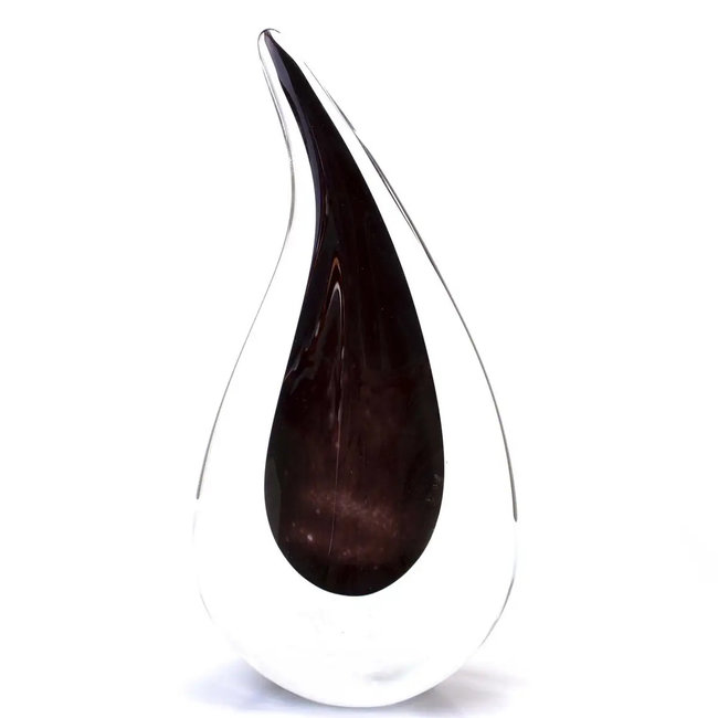 Ozzaro Glas Tropfen Schwarz