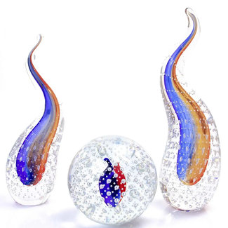 Ozzaro Kristal Tsjechië Ozzaro glaskunst Bubbles