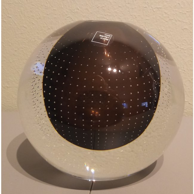 Leerdam Spijkerbol Ø12cm - donkerbruin