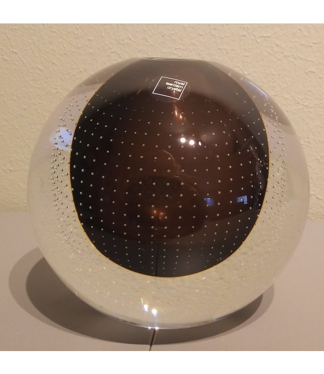 Leerdam Spijkerbol Ø12cm - donkerbruin