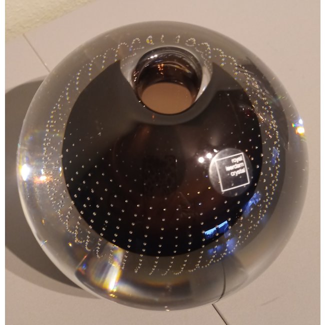 Leerdam Spijkerbol Ø12cm - donkerbruin