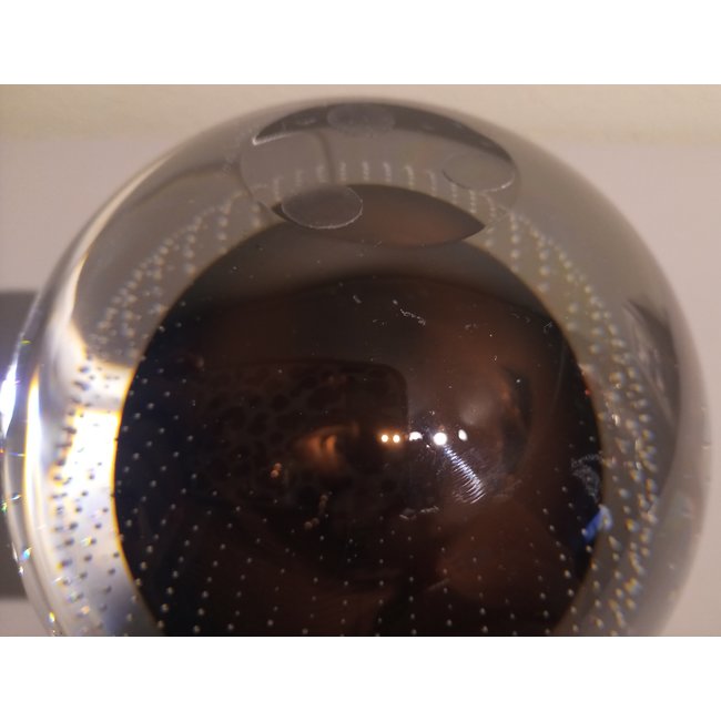 Leerdam Spijkerbol Ø12cm - donkerbruin