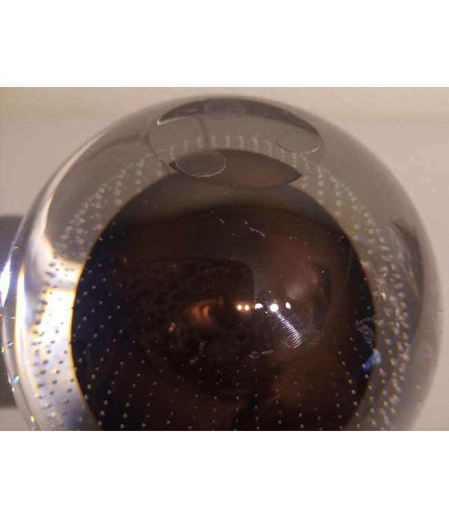 Leerdam Spijkerbol Ø12cm - donkerbruin