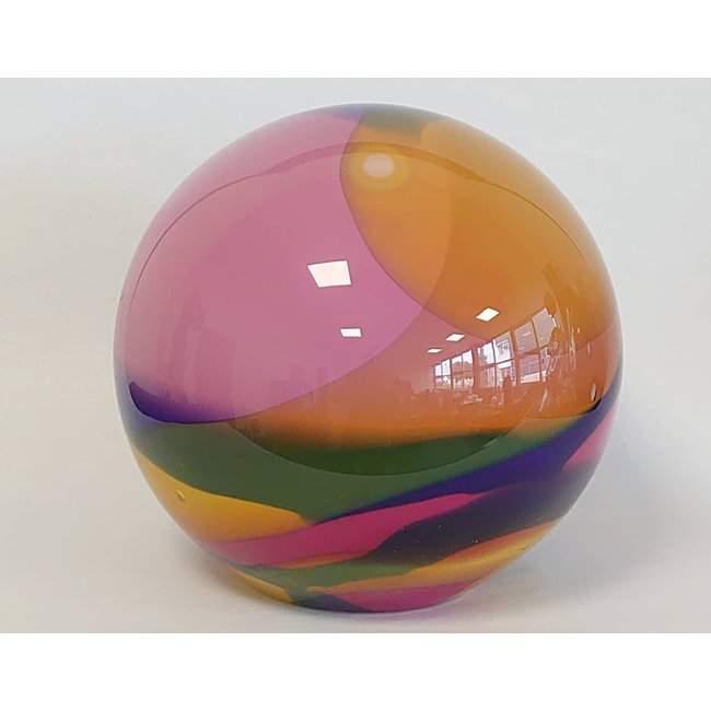 „Sphere“ – Urne aus mundgeblasenem Kristallglas