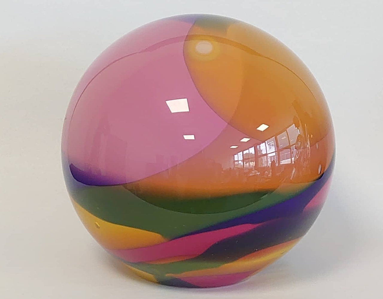 DAoGlas Glazen Urn 'Sphere' Glaskunst Art