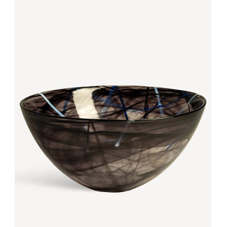 Anna Ehrner Kosta Boda schale Contrast Schwarz