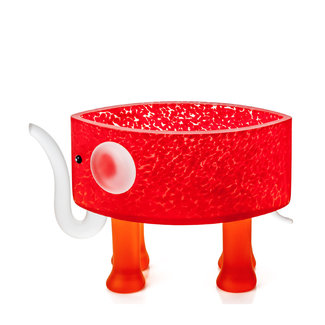 Glasstudio Borowski Borowski schaal Ben rood