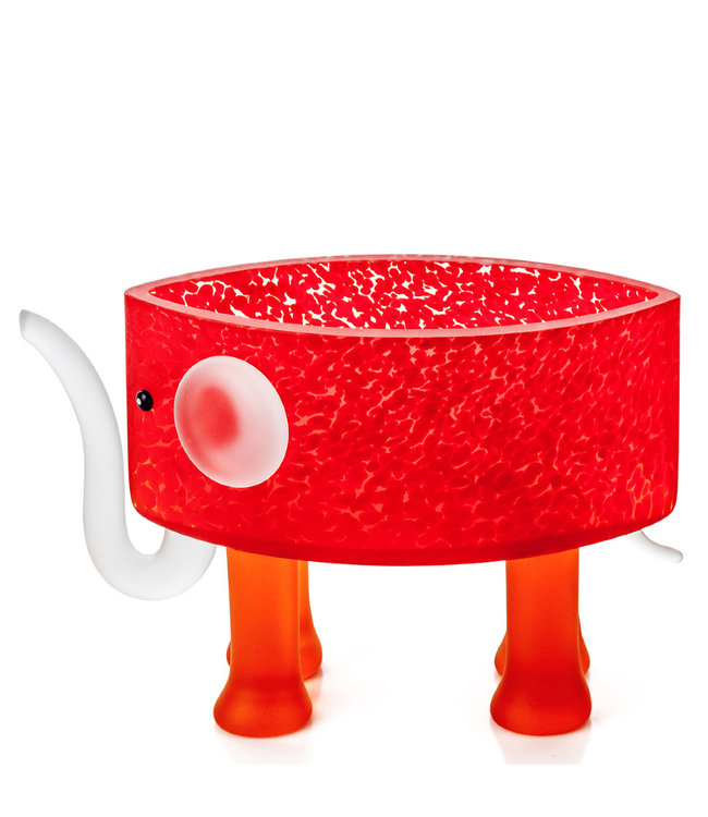 Glasstudio Borowski Borowski schaal Ben rood