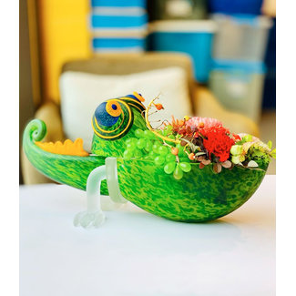 Glasstudio Borowski Borowski schaal Chameleon Small