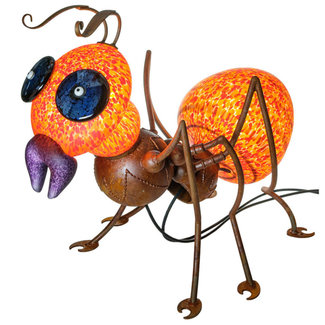 Glasstudio Borowski Borowski Lichtobjekt Amy rot-orange