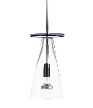 Bsweden Lighting - glazen hanglamp Kon, blauw