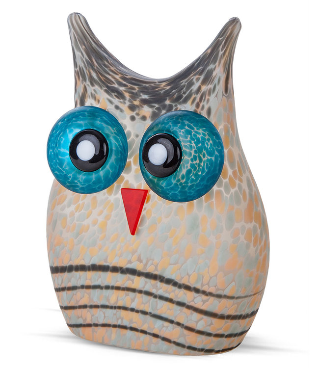Borowski Studio Line Borowski glaskunst uil Cucu, abrikoos