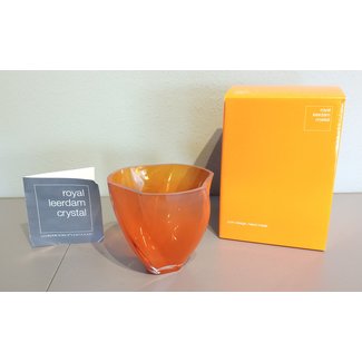 Royal Leerdam Crystal Leerdam Oranje-Vase 75 Jahre Freiheit