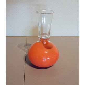 Royal Leerdam Crystal Leerdam oranjevaasje Juliana 100 Jaar