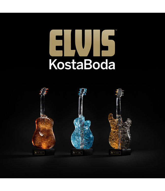 Kosta Boda Elvis Presley Gitarre 'Graceland'