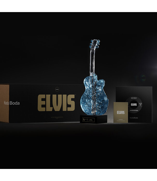 Kosta Boda Elvis Gitarre 'Folge diesem TSpace'