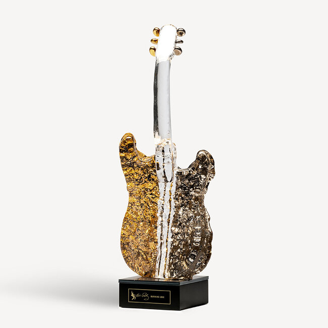 Kosta Boda Elvis gitaar 'Burning Love'