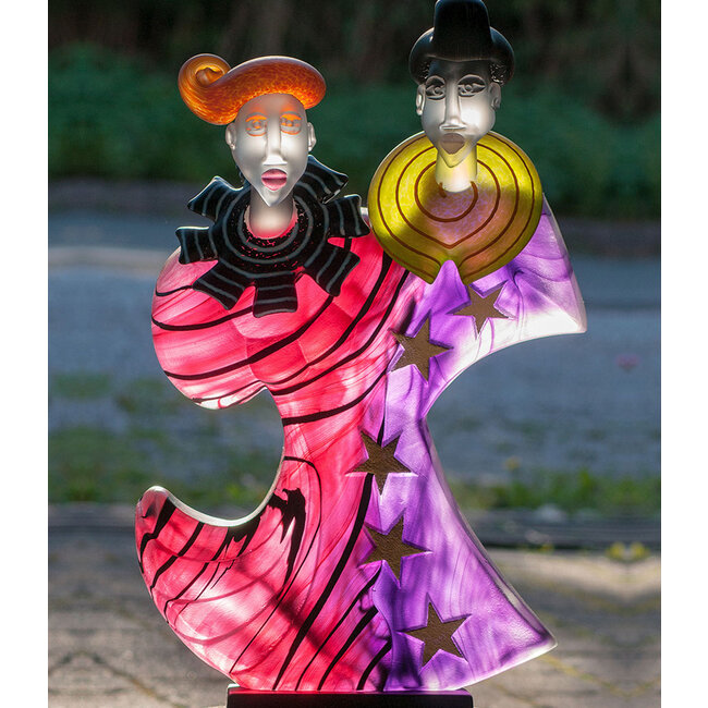 Borowski - glazen kunstwerk Dancers