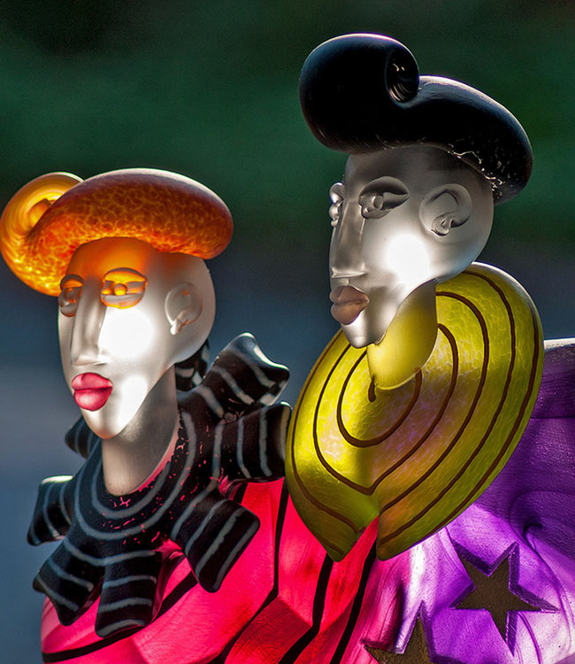 Borowski - glazen kunstwerk Dancers