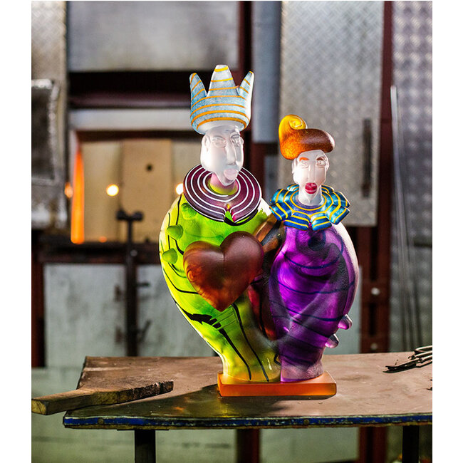 Borowski glaskunst King & Queen