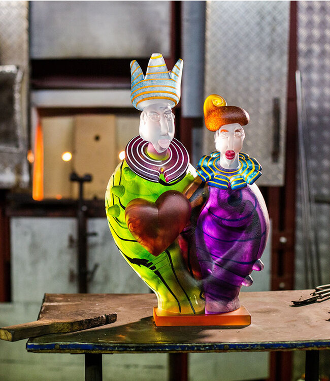 Borowski glaskunst King & Queen