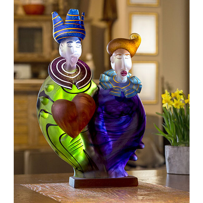 Borowski glaskunst King & Queen