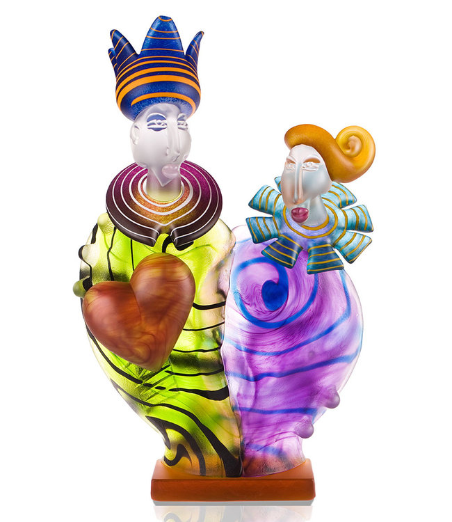 Borowski glaskunst King & Queen