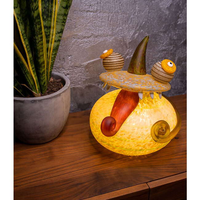 Borowski - Glazen tafellamp Django