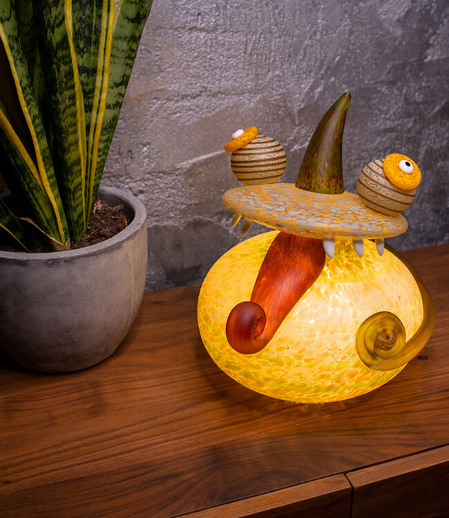 Borowski - Glazen tafellamp Django