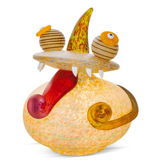 Glasstudio Borowski Borowski tafellamp Django abrikoos