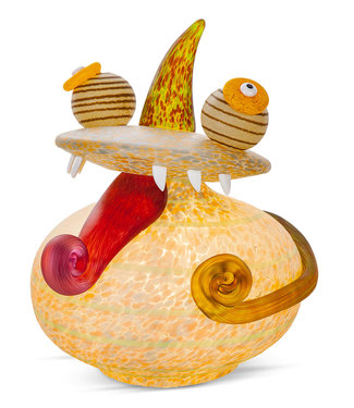 Glasstudio Borowski Borowski Tischleuchte Django Aprikose