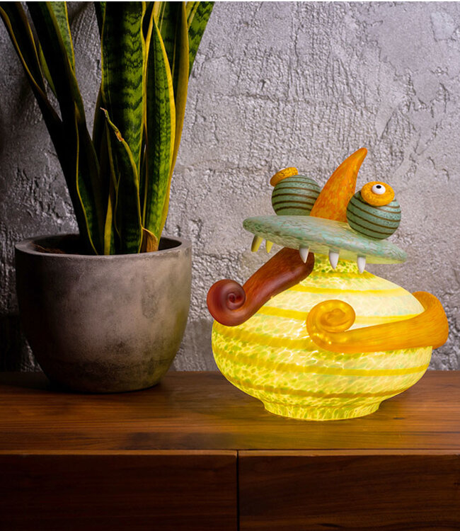 Borowski - Glazen tafellamp Django