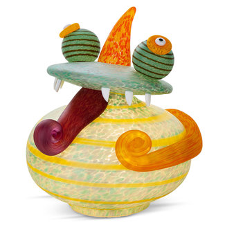 Glasstudio Borowski Borowski tafellamp Django mintgroen