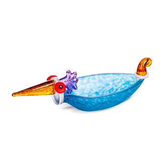 Glasstudio Borowski Borowski schaal Ente blauw