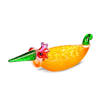 Glasstudio Borowski Borowski schaal Ente oranje