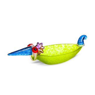 Glasstudio Borowski Borowski schale Ente limonengrün