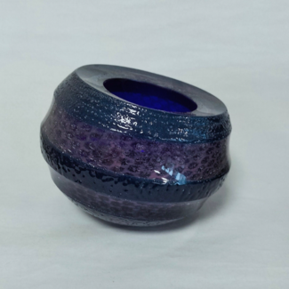 DAoGlas David Beliën - Schwere Unica-Schale, blau (2008)