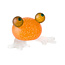 Glasstudio Borowski Borowski Briefbeschwerer Frosch orange