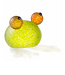 Glasstudio Borowski Borowski presse-papier Frosch lime