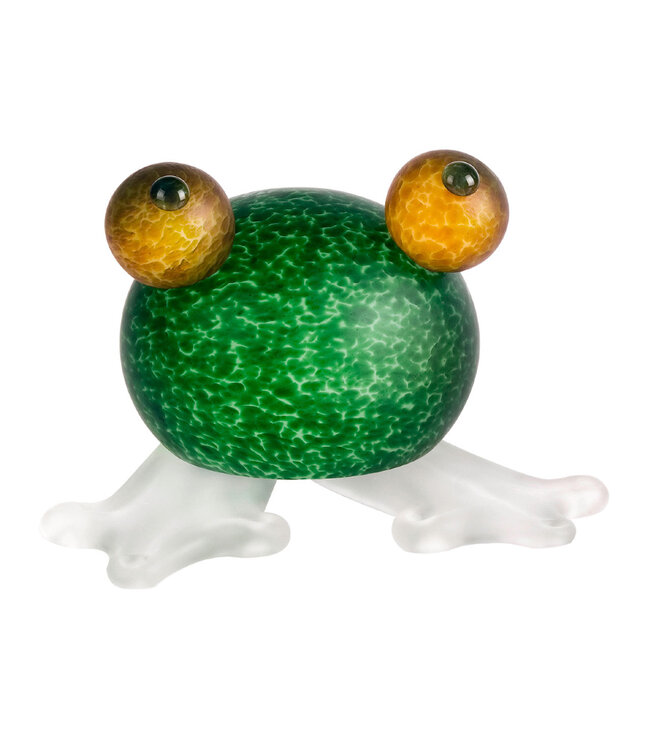 Glasstudio Borowski Borowski presse-papier Frosch groen