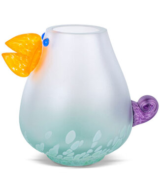 Glasstudio Borowski Borowski vase Chicko gelber Schnabel