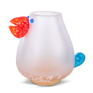 Glasstudio Borowski Borowski vaas Chicko rode snavel