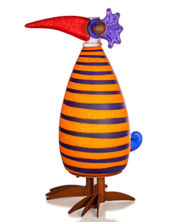 Borowski Outdoor Objects Borowski lichtobject Big Gonzo, oranje met strepen