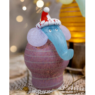 Glasstudio Borowski Borowski Weihnachtsobjekt Christmas Jumbo violett
